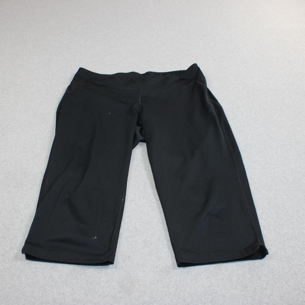 Patagonia Capri Leggings Womens Medium Black Stretch Pull On Yoga Running READ